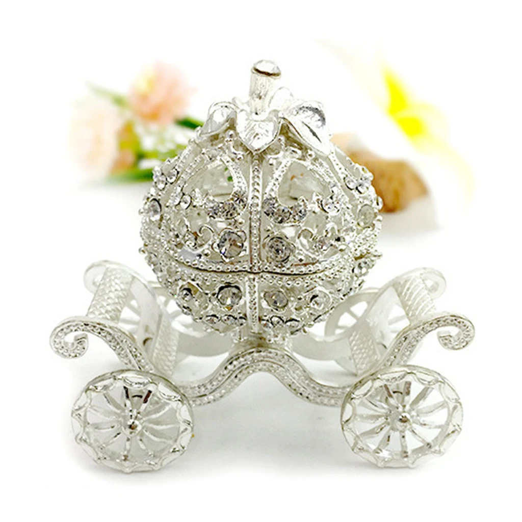 Portable Jewelry Box Hollow Silver Plated Crystal Enamel Jewelry Trinket Box European Jewelry Organizer Craft Home Decoration
Portable Jewelry Box Hollow Silver Plated Crystal Enamel Jewelry Trinket Box European Jewelry Organizer Craft Home Decoration