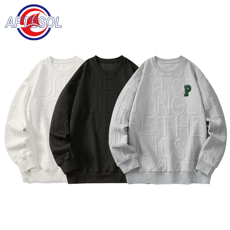 APTESOL Men Spring Autumn Soft Casual Sweatshirts Women Pullover Minimalist Outdoor Sport Tops Couples O-Neck y2k Streetwear
APTESOL Men Spring Autumn Soft Casual Sweatshirts Women Pullover Minimalist Outdoor Sport Tops Couples O-Neck y2k Streetwear