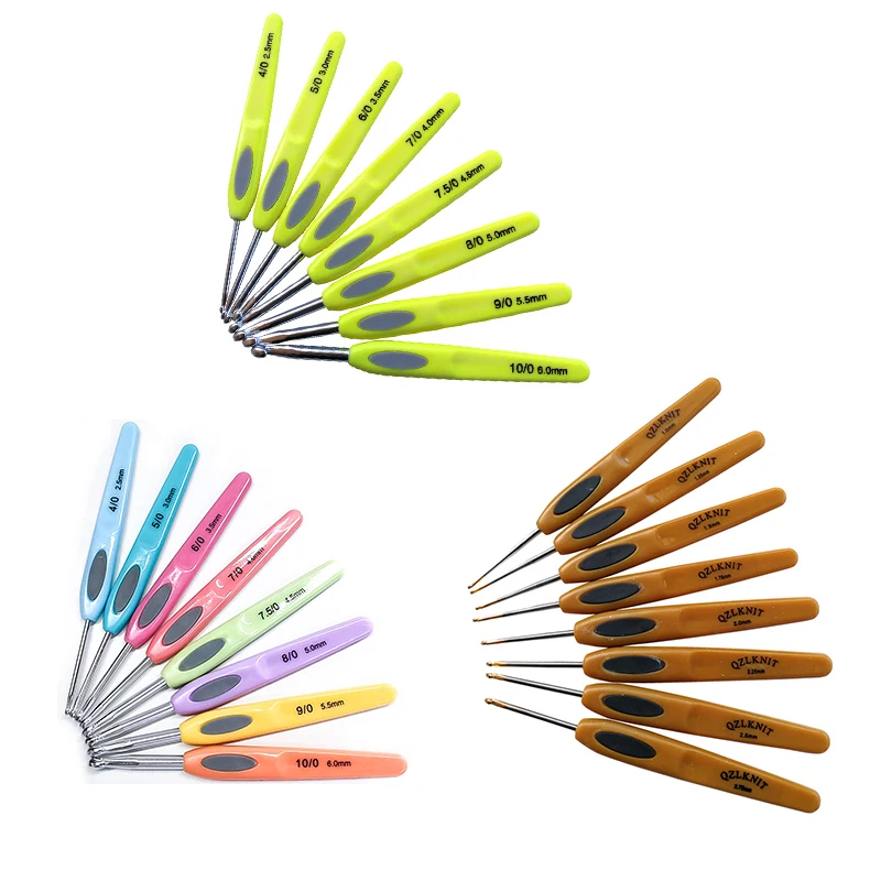 8pcs Colorful Plastic Handle Alumina Crochet Hooks Knitting Needles Set Sewing Crochet for Weave Sewing Needles Handmade Tool
8pcs Colorful Plastic Handle Alumina Crochet Hooks Knitting Needles Set Sewing Crochet for Weave Sewing Needles Handmade Tool
