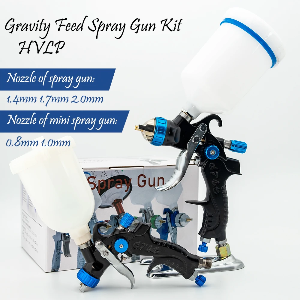 High Quality HVLP Spray Gun Kits Stainless Steel Nozzle Atomization Professional Sprayer Paint Airbrush For Car Painting
High Quality HVLP Spray Gun Kits Stainless Steel Nozzle Atomization Professional Sprayer Paint Airbrush For Car Painting