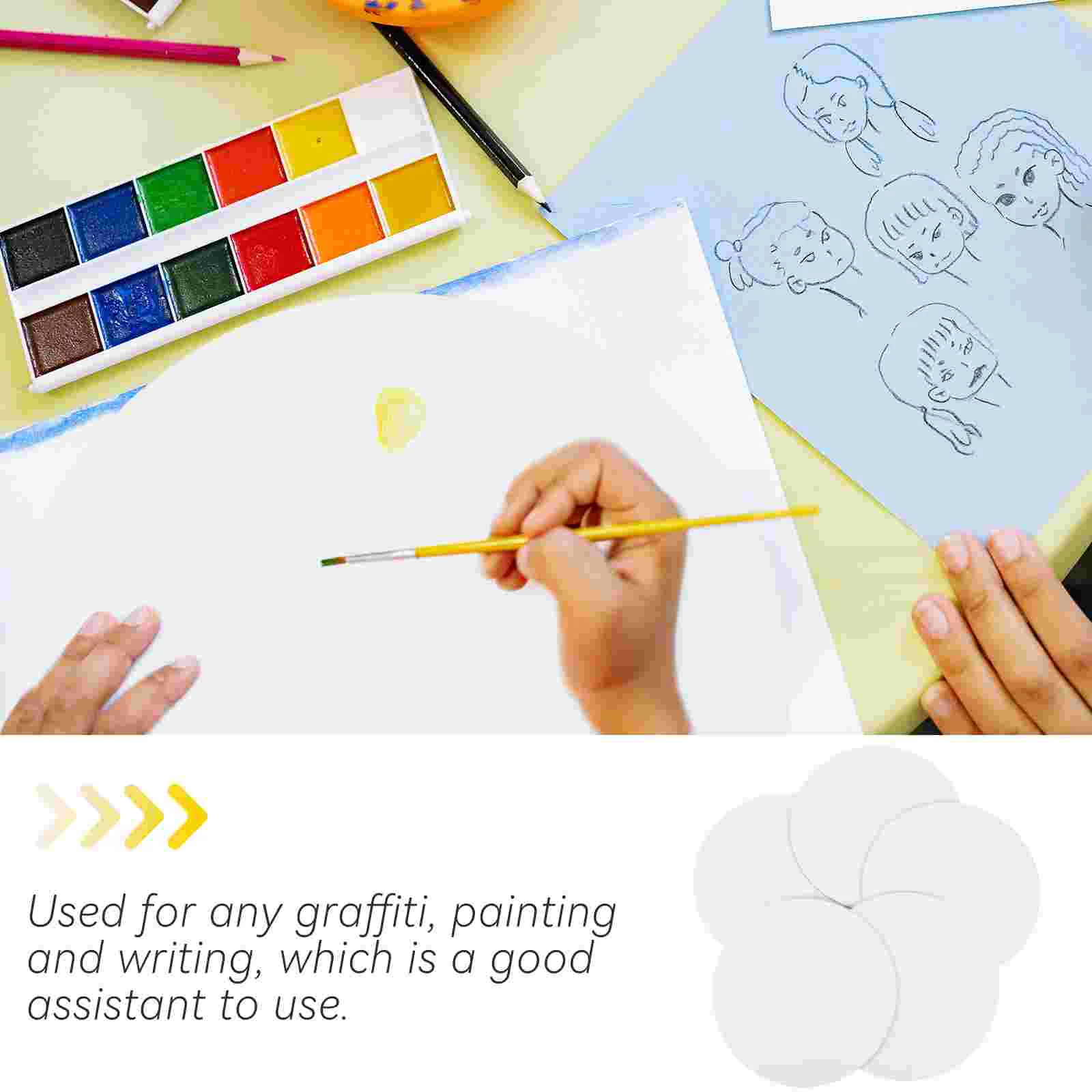 1PC 40CM Round Canvas Drawing Board Premium Painting Board Artist Round Shape Canvas Board Oil Paint Canvas Sketchpad
1PC 40CM Round Canvas Drawing Board Premium Painting Board Artist Round Shape Canvas Board Oil Paint Canvas Sketchpad