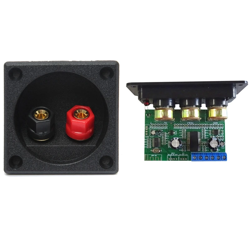 New Square Board Binding Post Speaker Box With Mini Bluetooth 5.0 Power Amplifier Stereo 2X26W 8 Ohm Speaker
New Square Board Binding Post Speaker Box With Mini Bluetooth 5.0 Power Amplifier Stereo 2X26W 8 Ohm Speaker