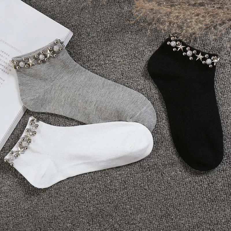 Handmade Japan Pearl Stars Fishnet Socks Women Creative Reto College Style Socks Harajuku Hollow Out Calcetines Mujer Low Socks
Handmade Japan Pearl Stars Fishnet Socks Women Creative Reto College Style Socks Harajuku Hollow Out Calcetines Mujer Low Socks