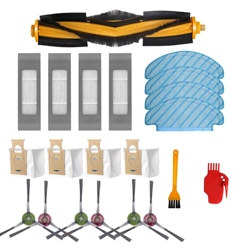 For ECOVACS DEEBOT OZMO T8 T8 Aivi Robot, Replaceable Vacuum Cleaner Main Brush Side Brush Filter Accessory Parts
For ECOVACS DEEBOT OZMO T8 T8 Aivi Robot, Replaceable Vacuum Cleaner Main Brush Side Brush Filter Accessory Parts