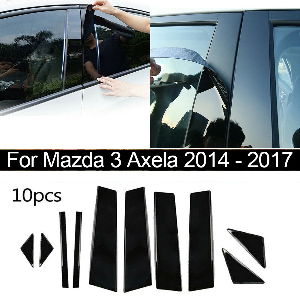 1 Set Of Pillar Posts (10pcs) Window Trim Strip PC Mirror Center Pillar Sticker Decorative Sticker Fit For MAZDA 3 AXELA 2014-20
1 Set Of Pillar Posts (10pcs) Window Trim Strip PC Mirror Center Pillar Sticker Decorative Sticker Fit For MAZDA 3 AXELA 2014-20