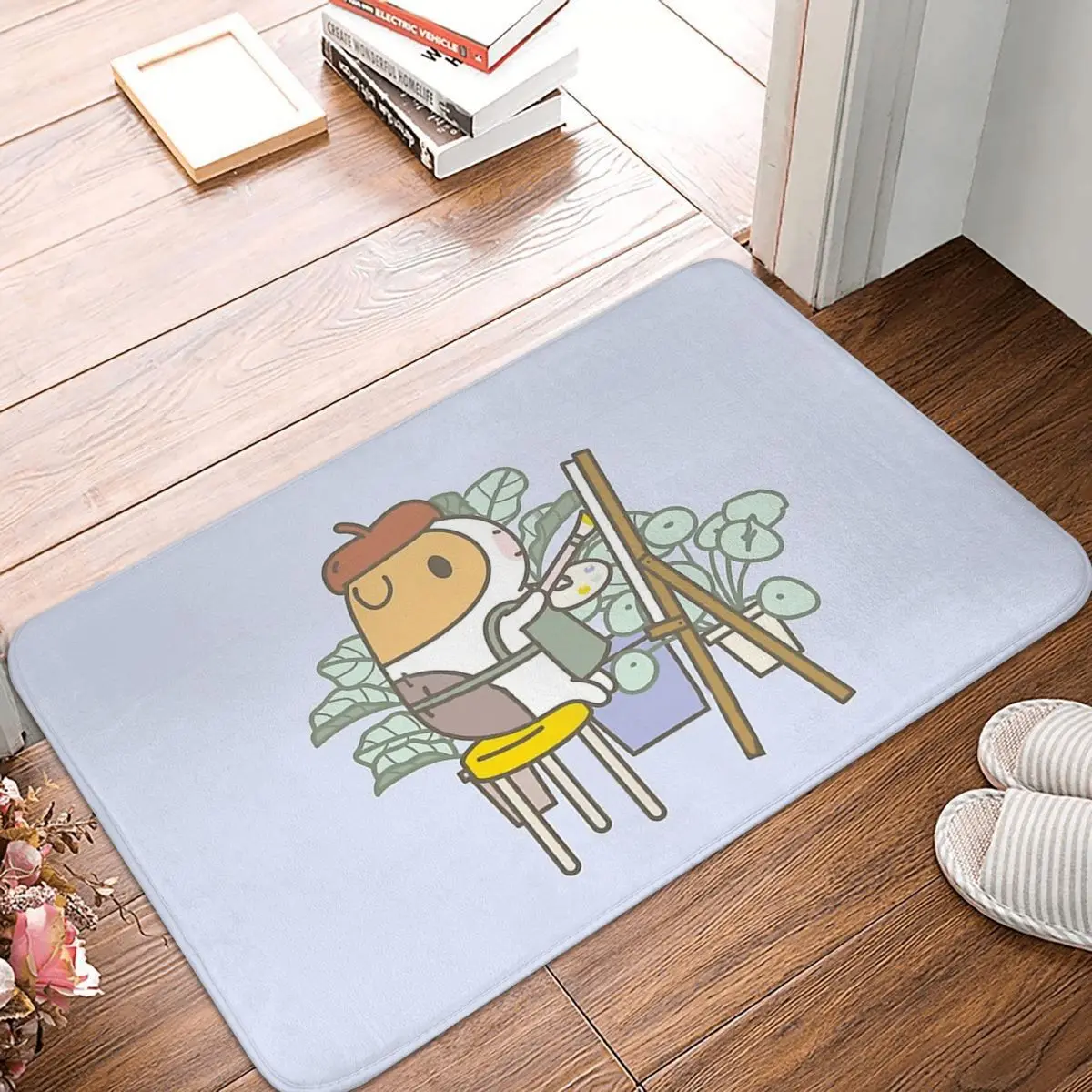 Animal Animals Kawaii Cute Non-slip Doormat Bubu The Guinea Pig Painter Living Room Bedroom Mat Prayer Carpet Decor
Animal Animals Kawaii Cute Non-slip Doormat Bubu The Guinea Pig Painter Living Room Bedroom Mat Prayer Carpet Decor