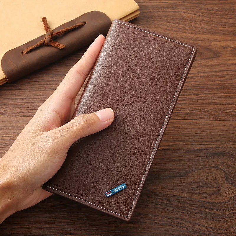 Men's Wallet Soild Color Retro Long Clutch Bag Business PU Leather Card Holder Coin Purse Money Clip High Quality Slim Wallets
Men's Wallet Soild Color Retro Long Clutch Bag Business PU Leather Card Holder Coin Purse Money Clip High Quality Slim Wallets