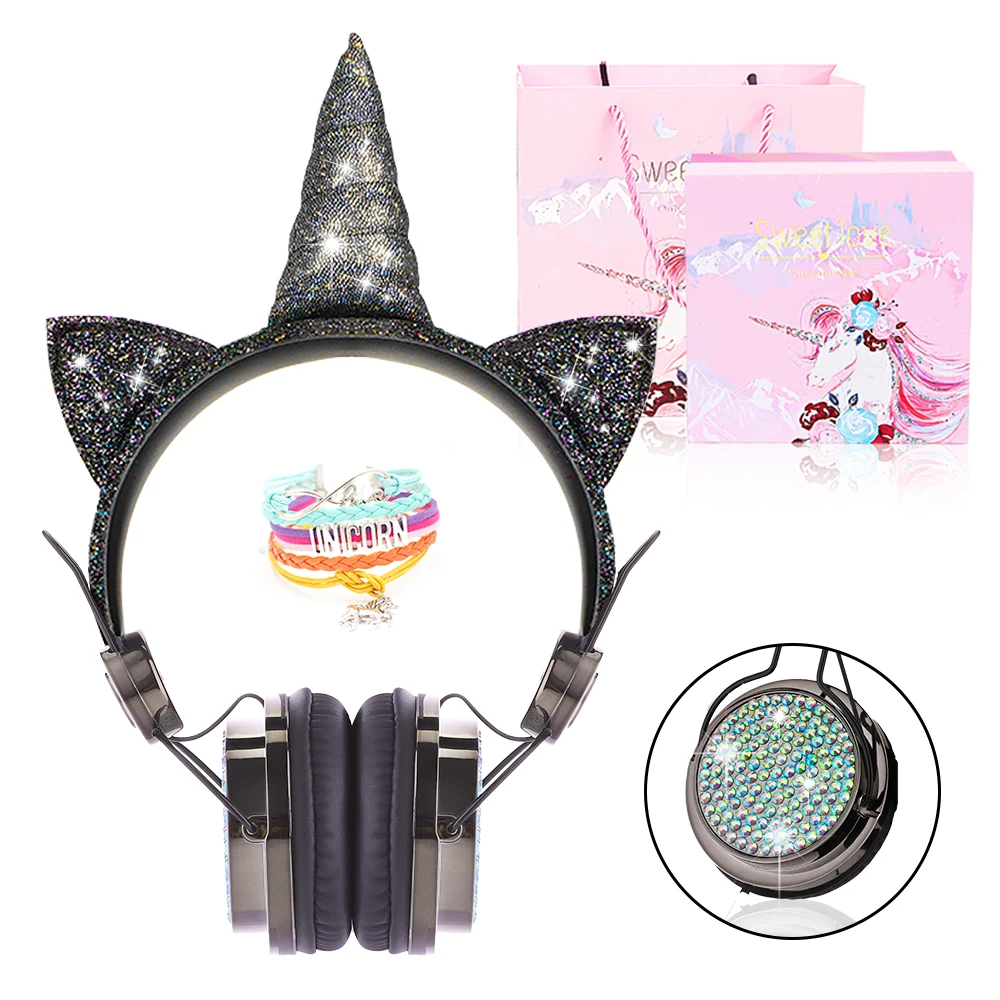 Kids Headphones Unicorn Children's Wired Headphones With Mic High Bass Headset Gamer Girl Music Earphones For Ipad cell phone PC
Kids Headphones Unicorn Children's Wired Headphones With Mic High Bass Headset Gamer Girl Music Earphones For Ipad cell phone PC