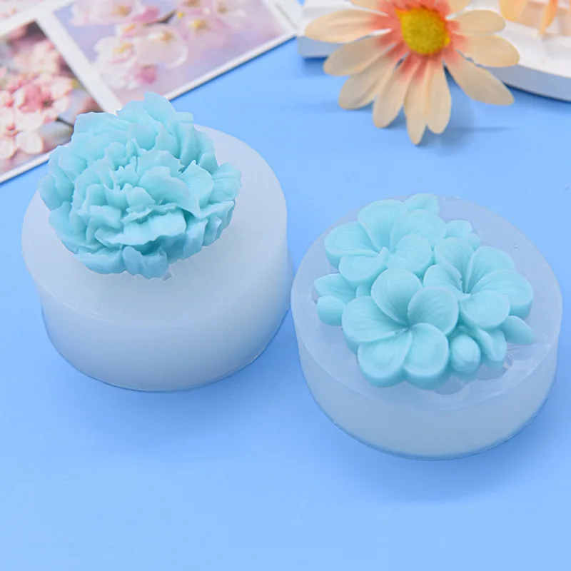 

3D Carnation Flower Silicone Mold Fondant Cake Decorating Chocolate Cookie Mould Soap Candle Polymer Clay Resin Baking Molds