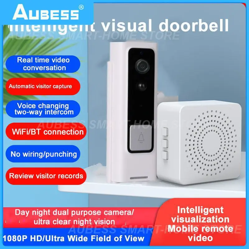 Smart Home Electronic Cat's Eye Alarm Hd Camera Security Smart Door Bell Wifi Visual Doorbell Wireless Wireless Doorbell Indoor
Smart Home Electronic Cat's Eye Alarm Hd Camera Security Smart Door Bell Wifi Visual Doorbell Wireless Wireless Doorbell Indoor
