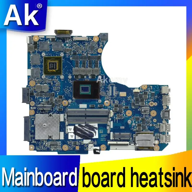 AK Motherboard I7-6700HQ For Asus G551V FX551V G551VW FX51VW laptop Motherboard N551VW Mainboard N551VW Motherboard test ok
AK Motherboard I7-6700HQ For Asus G551V FX551V G551VW FX51VW laptop Motherboard N551VW Mainboard N551VW Motherboard test ok