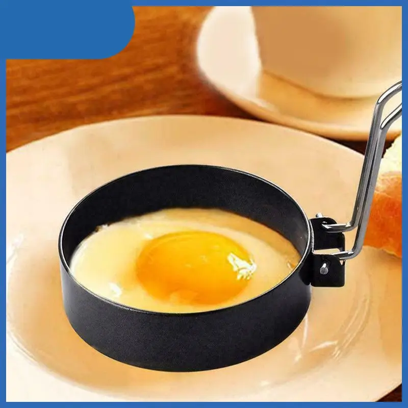 Nonstick Stainless Steel Omelet Mold Breakfast Maker Kitchen Accessories Fried Egg Device Durable Egg Molds +Oil Brush
Nonstick Stainless Steel Omelet Mold Breakfast Maker Kitchen Accessories Fried Egg Device Durable Egg Molds +Oil Brush