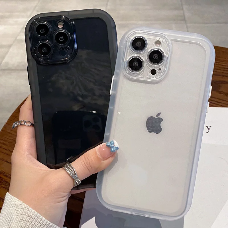 Shockproof Silicone Bumper Clear Phone Case For iPhone 13 12 11 14 Pro Max XR X XS 7 8 Plus Camera Protection Transparent Cover
Shockproof Silicone Bumper Clear Phone Case For iPhone 13 12 11 14 Pro Max XR X XS 7 8 Plus Camera Protection Transparent Cover