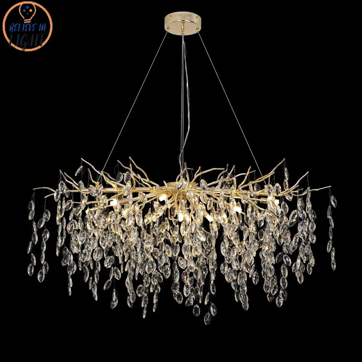 Nordic Luxury Crystal Chandelier Long Tree Branch Lighting for Kitchen Island Dining Room Chandeliers Large Ceiling Light G9
Nordic Luxury Crystal Chandelier Long Tree Branch Lighting for Kitchen Island Dining Room Chandeliers Large Ceiling Light G9