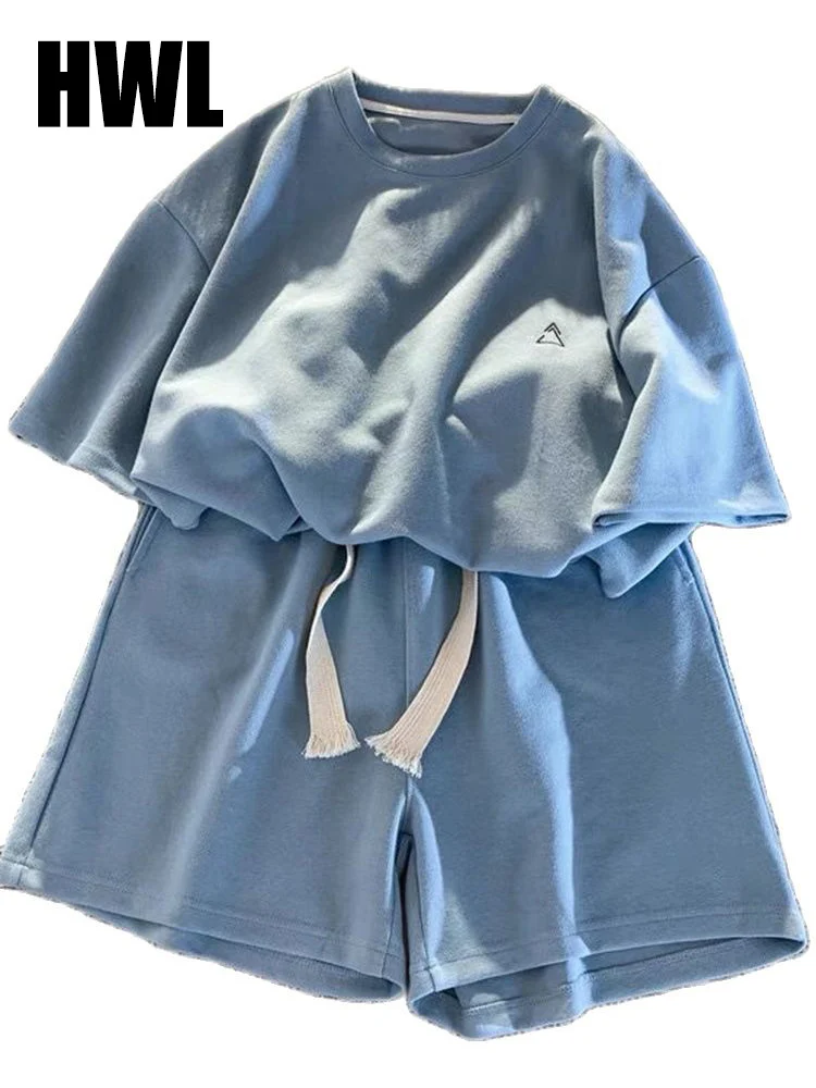 Хлопковые шорты из двух частей с футболкой для женщин и Свободный Топ, большой размер, летний комплект из двух предметов, Женский Классическ...
Хлопковые шорты из двух частей с футболкой для женщин и Свободный Топ, большой размер, летний комплект из двух предметов, Женский Классическ...