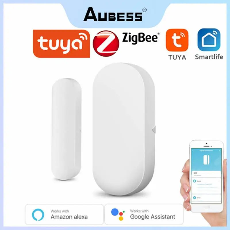 Aubess Tuya WiFi/Zigbee 3.0 Door Window Sensor Garage Door Detector Compatible With Alexa Google Home SmartLife Tuya Smart APP
Aubess Tuya WiFi/Zigbee 3.0 Door Window Sensor Garage Door Detector Compatible With Alexa Google Home SmartLife Tuya Smart APP