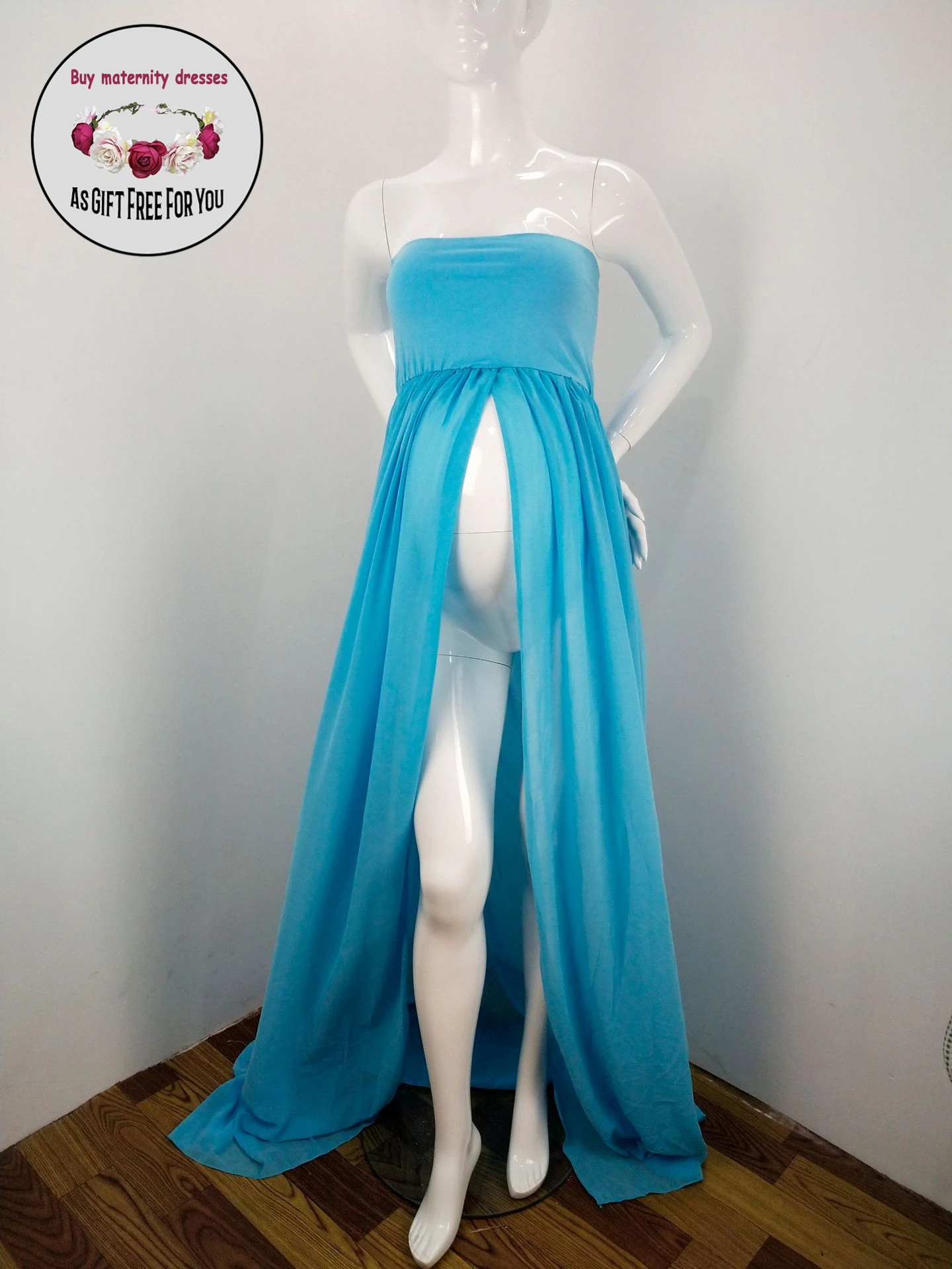 Women Sexy Chiffon Maternity Photography Dress Split Off-Shoulder Strapless Pregnancy Dress Props Photo Shoot
Women Sexy Chiffon Maternity Photography Dress Split Off-Shoulder Strapless Pregnancy Dress Props Photo Shoot