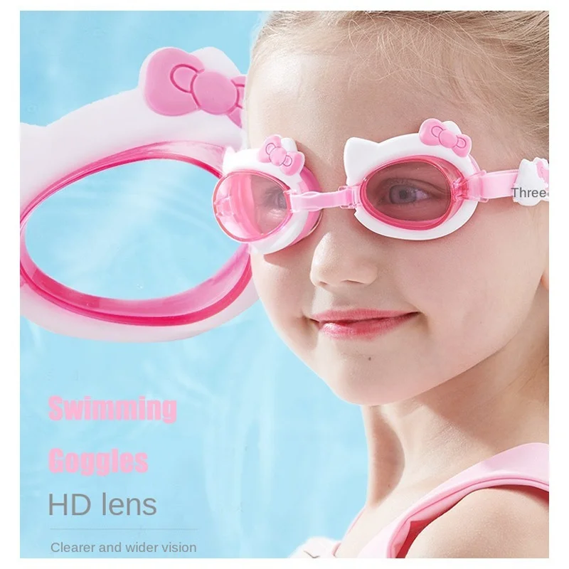 Детские плавательные очки Sanrioed, милые Мультяшные очки с котами из аниме, водонепроницаемые противотуманные очки для тренировок, HD
Детские плавательные очки Sanrioed, милые Мультяшные очки с котами из аниме, водонепроницаемые противотуманные очки для тренировок, HD