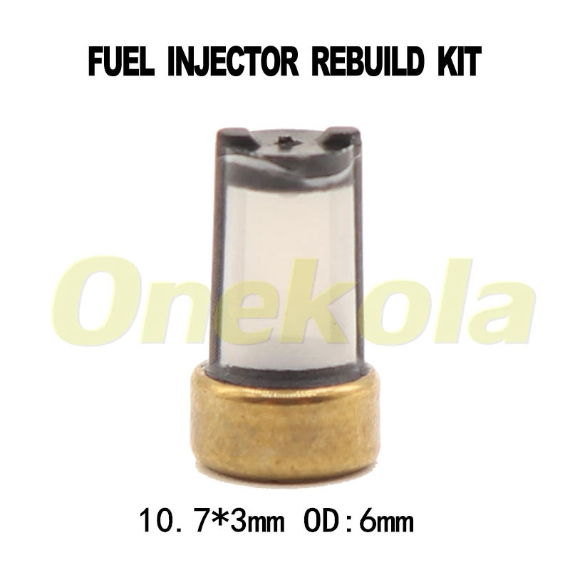 100pieces 10.7*3*6mm Fuel injector fiter repair kit for Ford Toyota Ford Mazda injector micro filters multiple models Universal
100pieces 10.7*3*6mm Fuel injector fiter repair kit for Ford Toyota Ford Mazda injector micro filters multiple models Universal