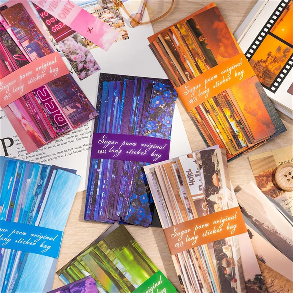 50pcs/pack INS Romantic Stickers DIY Decorative Scrapbooking Planner Diary Album Journal Sealing Stickers Lable Stationery
50pcs/pack INS Romantic Stickers DIY Decorative Scrapbooking Planner Diary Album Journal Sealing Stickers Lable Stationery