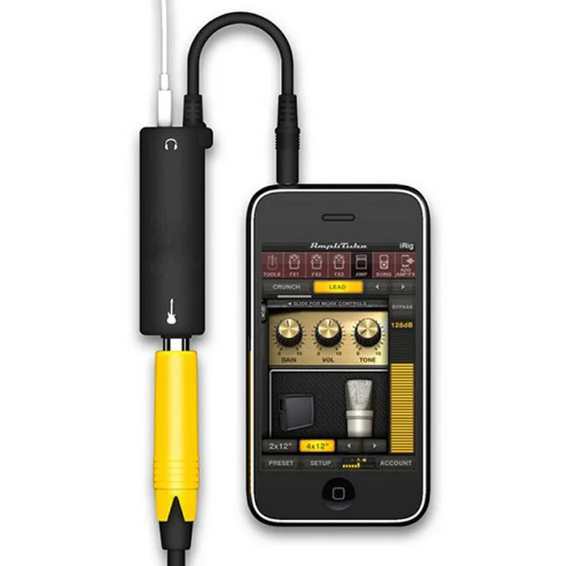 Rig Guitar Audio Interface Cable AMP Amplifier Effects Pedal Adapter Tuner System Convertor for IPhone IPad IPod
Rig Guitar Audio Interface Cable AMP Amplifier Effects Pedal Adapter Tuner System Convertor for IPhone IPad IPod