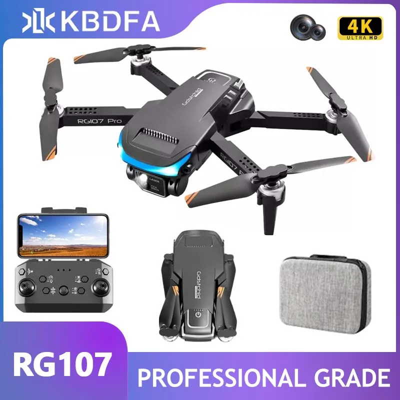 KBDFA Baru RG107 Pro Drone 4K Profesional Kamera Dual FPV Drone Mini Fotografi Udara Motor Tanpa Sikat Mainan Quadcopter Lipat
KBDFA Baru RG107 Pro Drone 4K Profesional Kamera Dual FPV Drone Mini Fotografi Udara Motor Tanpa Sikat Mainan Quadcopter Lipat