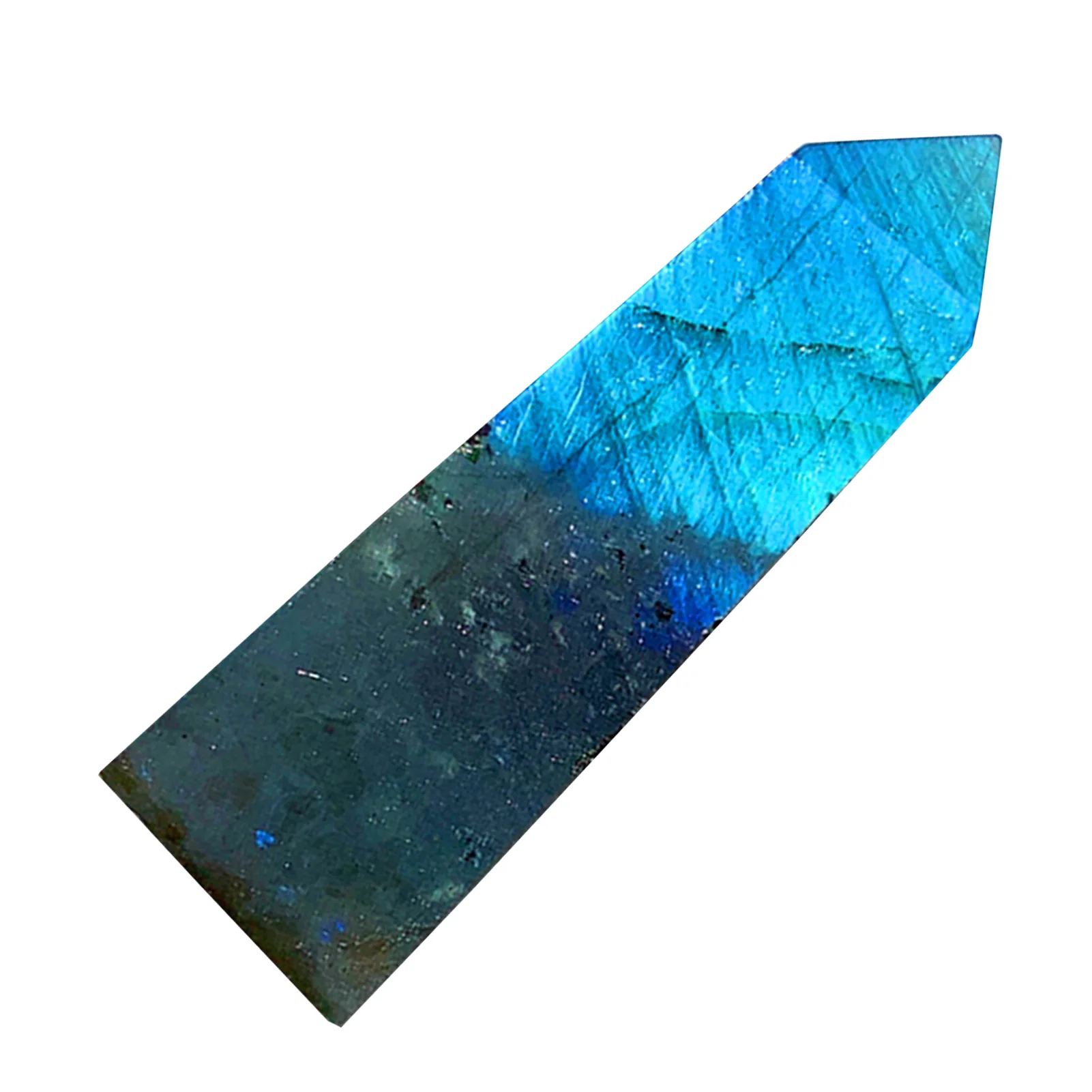1PC High-Quality Natural Labradorite Tower Energy Crystal Four-sided Column Blue Light Quartz Moonstone Home Decoration
1PC High-Quality Natural Labradorite Tower Energy Crystal Four-sided Column Blue Light Quartz Moonstone Home Decoration