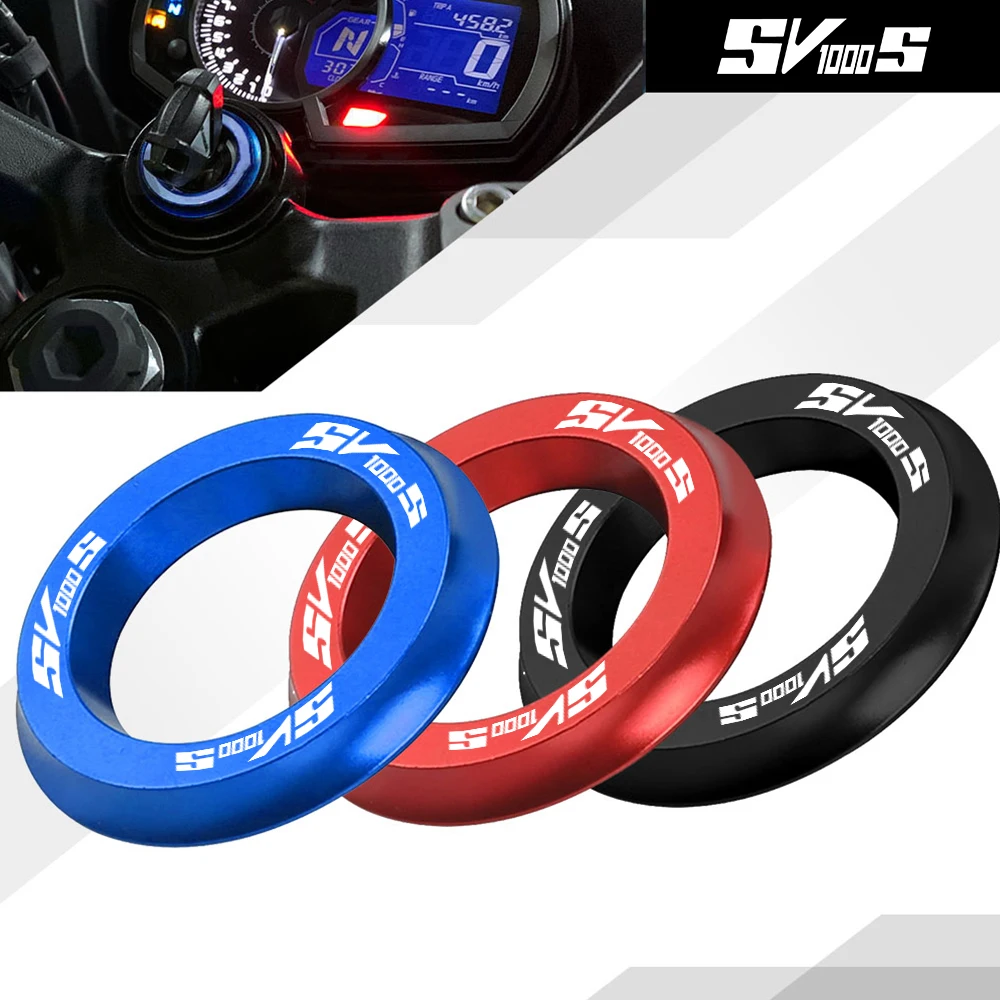 Motorcycle Ignition Cover Throttle Cover Decorative Ring Key Hole Ring CNC Aluminum FOR SUZUKI SV1000S 2003-2007 2006 2005 2004
Motorcycle Ignition Cover Throttle Cover Decorative Ring Key Hole Ring CNC Aluminum FOR SUZUKI SV1000S 2003-2007 2006 2005 2004