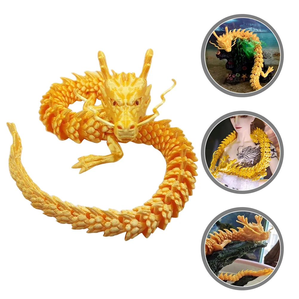Dragon 3D Printed Articulated Ornament Toys Realistic Decor Tank Figure Toy Figurine Sculpture Desktop Aquarium Stress Reliever
Dragon 3D Printed Articulated Ornament Toys Realistic Decor Tank Figure Toy Figurine Sculpture Desktop Aquarium Stress Reliever