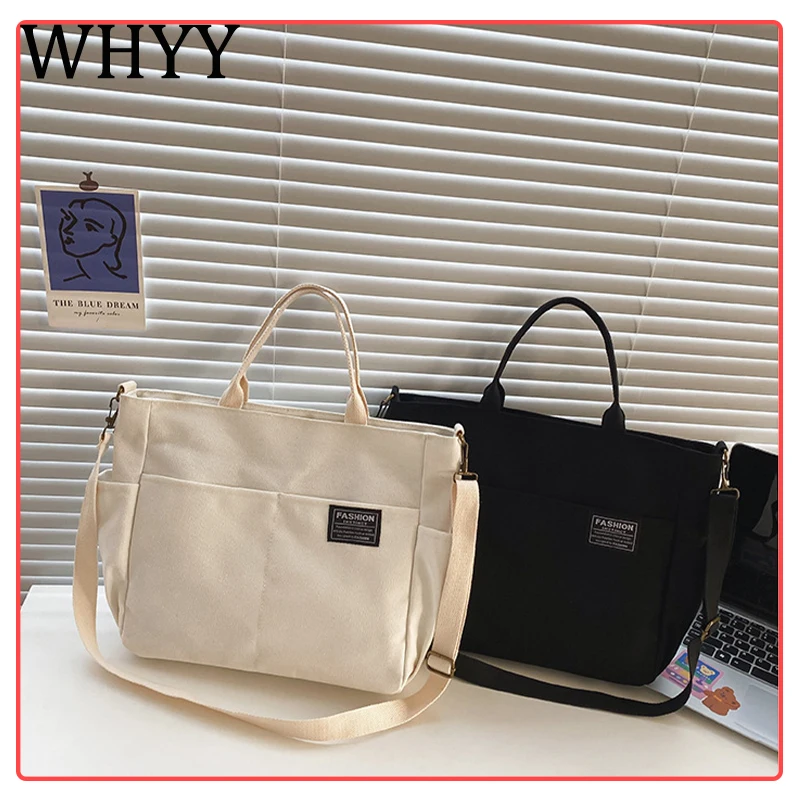 Холщовая женская сумка на плечо, однотонные сумки для покупок, Женская эко-сумка, многоразовые тоуты для продуктов, сумки-шопперы с подвеско... 
Холщовая женская сумка на плечо, однотонные сумки для покупок, Женская эко-сумка, многоразовые тоуты для продуктов, сумки-шопперы с подвеско...