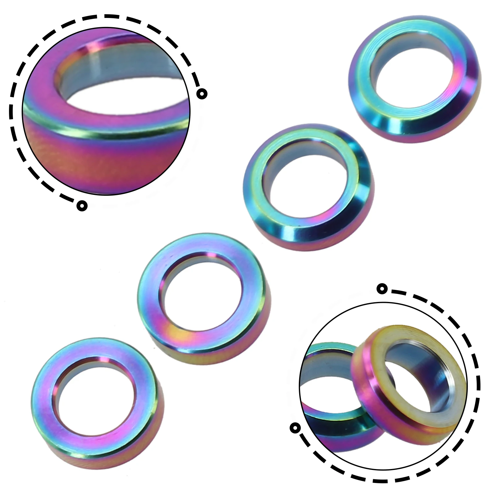 2pcs Concave Spacers Convex Spacers M6x5.5-10 Bike Accessories For MTB Disc Brake Caliper Bump Spacer Fine-tuning Disc Brake
2pcs Concave Spacers Convex Spacers M6x5.5-10 Bike Accessories For MTB Disc Brake Caliper Bump Spacer Fine-tuning Disc Brake
