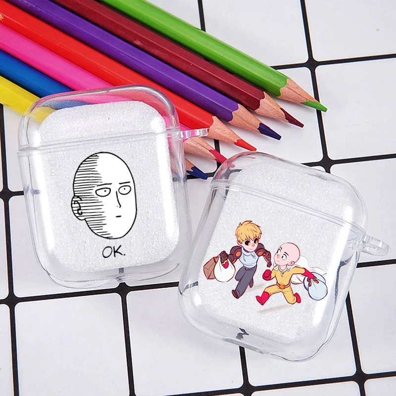 Japanese anime One Punch Man Soft silicone TPU Case For AirPods Pro 1 2 3 transparent Silicone Wireless Bluetooth Earphone Box
Japanese anime One Punch Man Soft silicone TPU Case For AirPods Pro 1 2 3 transparent Silicone Wireless Bluetooth Earphone Box