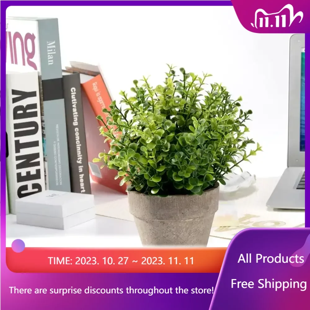 Mini Faux Topiary Plant 9" Artificial Green Plastic Grass with Pot for Home Decor Fast Transportation
Mini Faux Topiary Plant 9" Artificial Green Plastic Grass with Pot for Home Decor Fast Transportation