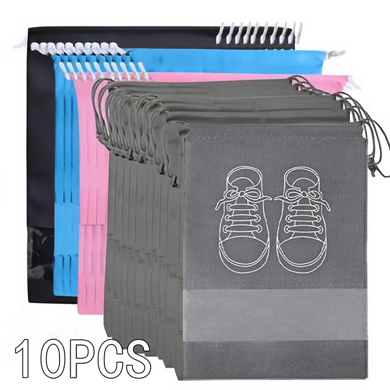 10/5pcs Shoes Storage Bags Closet Organizer Non-woven Travel Portable Bag Waterproof Pocket Clothing Classified Hanging Bag
10/5pcs Shoes Storage Bags Closet Organizer Non-woven Travel Portable Bag Waterproof Pocket Clothing Classified Hanging Bag