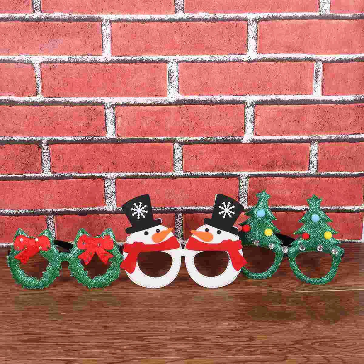 6pcs Glasses Kid Christmas Costume Christmas Novelty Glasses Christmas Photo Prop Festival Sunglasses
6pcs Glasses Kid Christmas Costume Christmas Novelty Glasses Christmas Photo Prop Festival Sunglasses