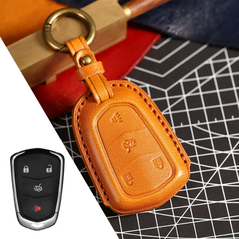 For Leather Car Key Case Cover Fob Protector Accessories for Cadillac Ct4 Ct6 Ct5 Xt4 Xt6 Xt5 Keychain Holder Keyring Shell
For Leather Car Key Case Cover Fob Protector Accessories for Cadillac Ct4 Ct6 Ct5 Xt4 Xt6 Xt5 Keychain Holder Keyring Shell