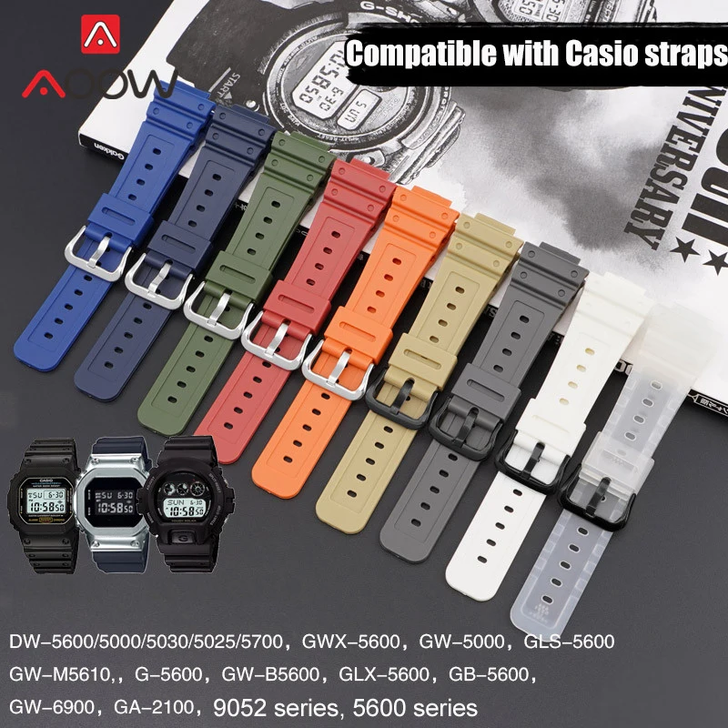 Rubber Strap for Casio G-SHOCK DW-5600 GW-M5610 GW-B5600 GA-2100 Stainless Steel Buckle TPU Men Replacement Bracelet Watch Band
Rubber Strap for Casio G-SHOCK DW-5600 GW-M5610 GW-B5600 GA-2100 Stainless Steel Buckle TPU Men Replacement Bracelet Watch Band