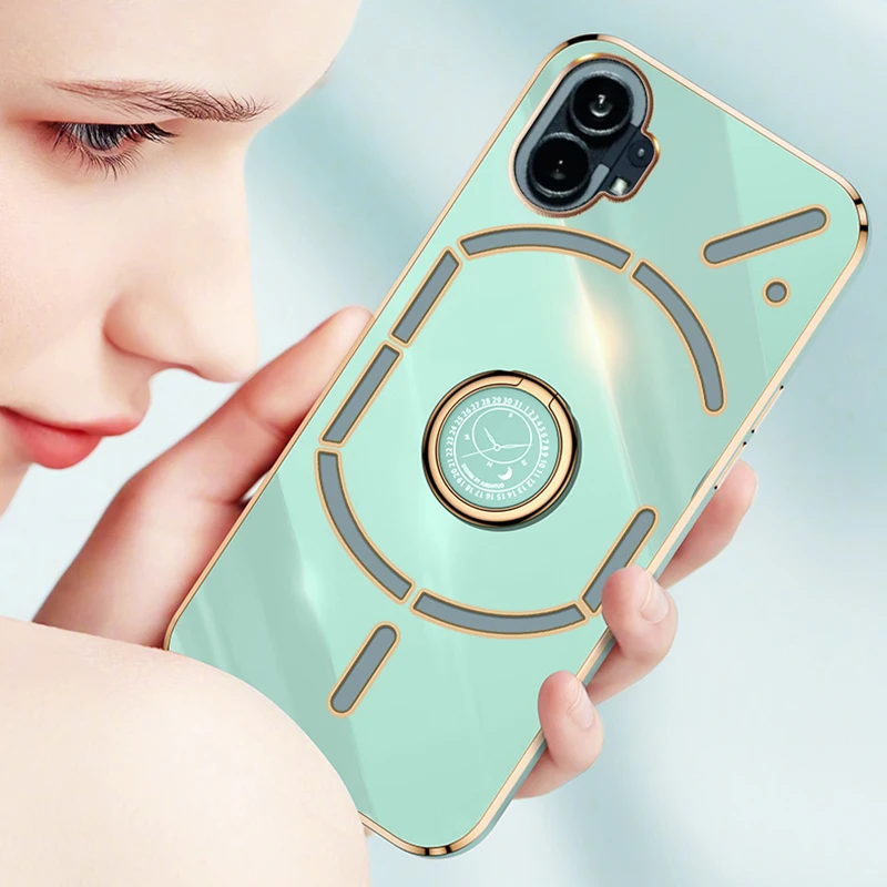 Shockproof Phone Capa for Nothing Phone1 Case Cover for Nothing Phone 1 Coque Funda Plating Fashion Protective Ring Holder Case
Shockproof Phone Capa for Nothing Phone1 Case Cover for Nothing Phone 1 Coque Funda Plating Fashion Protective Ring Holder Case