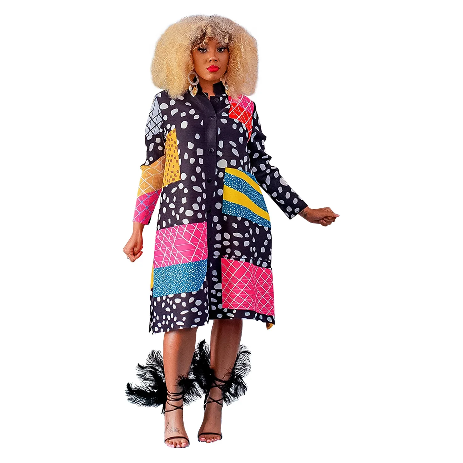 Fashion Women Summer Streetwear Dress Long Sleeve Female Robe Girl's Casual Loose Vestidos Lady's Knee Length Shirt Dresses
Fashion Women Summer Streetwear Dress Long Sleeve Female Robe Girl's Casual Loose Vestidos Lady's Knee Length Shirt Dresses