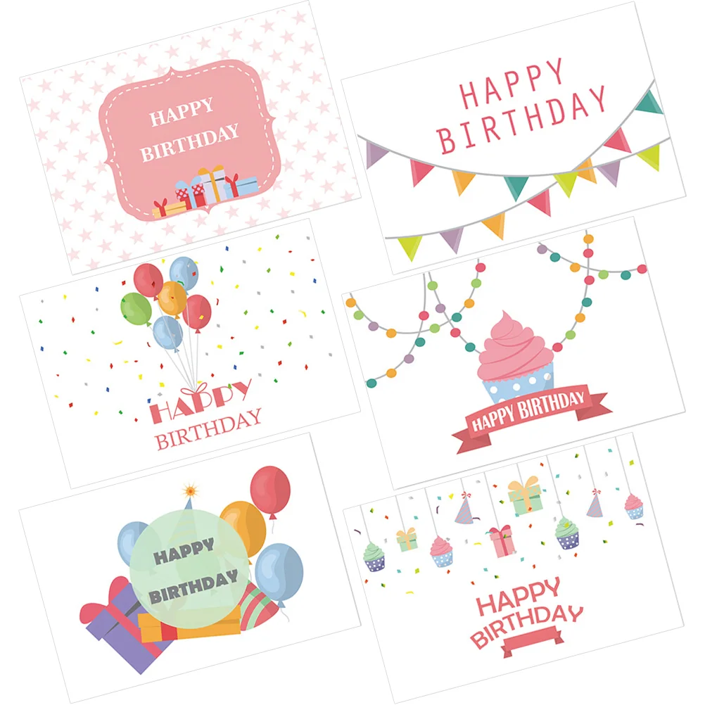 6 Pcs Happy Birthday Gift Birthday Card Kids Foldable Greeting Cards Bulk Paper 20x15cm Blessing Lovely
6 Pcs Happy Birthday Gift Birthday Card Kids Foldable Greeting Cards Bulk Paper 20x15cm Blessing Lovely