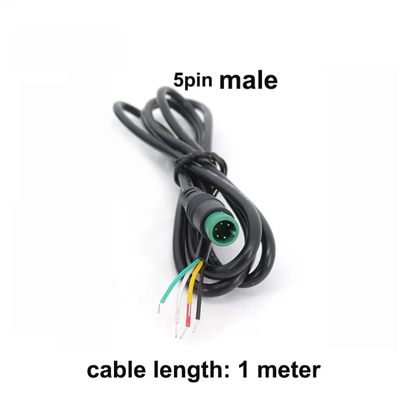 5-контактный преобразователь сигнала, соединительный провод датчика M8, водонепроницаемый Удлинительный кабель для электровелосипеда, 5-контактный штекер, гнездо
5-контактный преобразователь сигнала, соединительный провод датчика M8, водонепроницаемый Удлинительный кабель для электровелосипеда, 5-контактный штекер, гнездо