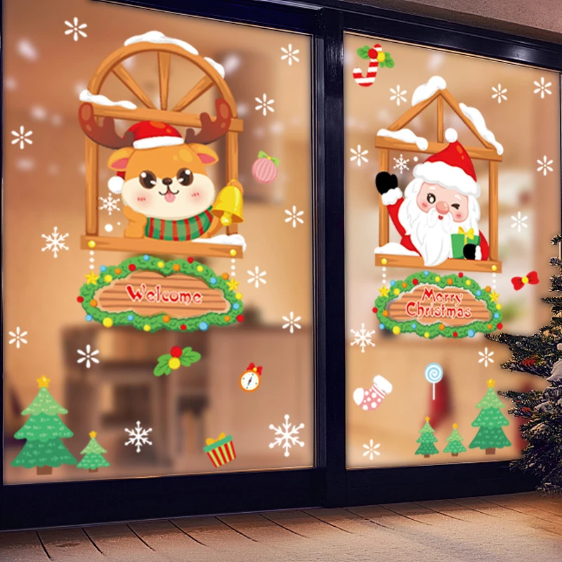 Cartoon Green Elf Window Glass Stickers Merry Christmas Decor For Home Mirror Stickers New Year Snowflake Wall Door Sticker
Cartoon Green Elf Window Glass Stickers Merry Christmas Decor For Home Mirror Stickers New Year Snowflake Wall Door Sticker