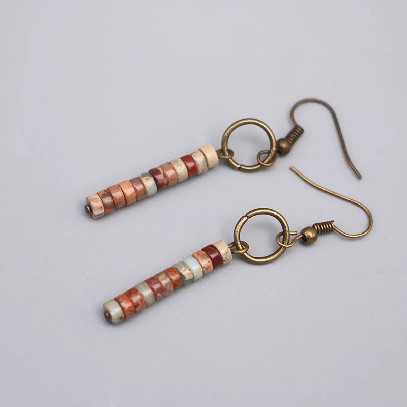 Womens Earrings Vintage Simple Small Natural Stone Bohemian Dangle Earrings European Trendy Style Jewellry Bijoux
Womens Earrings Vintage Simple Small Natural Stone Bohemian Dangle Earrings European Trendy Style Jewellry Bijoux