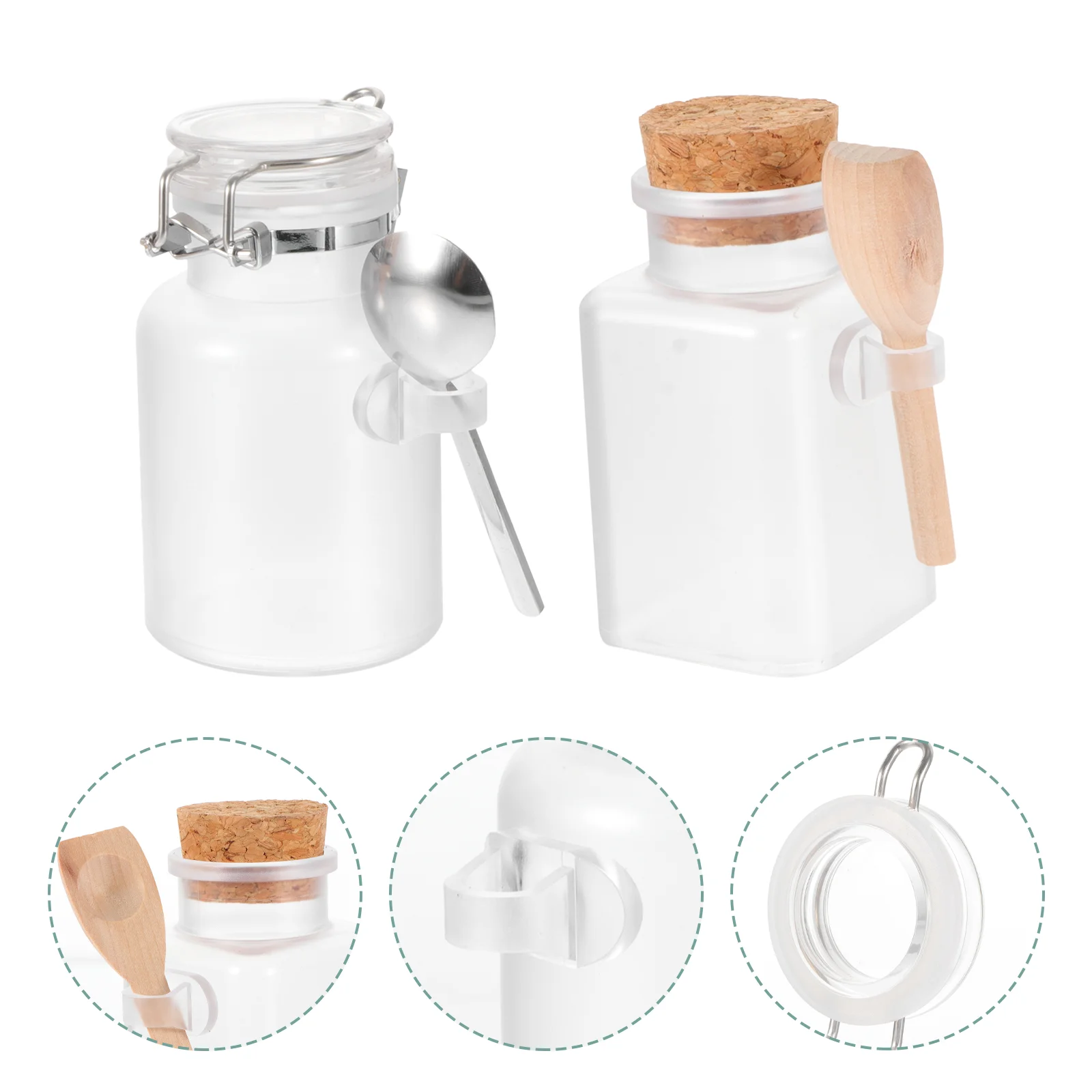 2 Sets Bath Salt Bottle Powder Bottle Sealed Storage Jar Bath Salt Container for Packing
2 Sets Bath Salt Bottle Powder Bottle Sealed Storage Jar Bath Salt Container for Packing