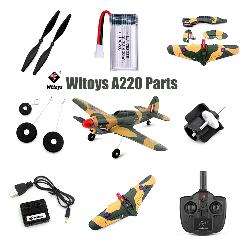 WLtoys XK A220 P40 RC Glider Spare Parts Remote Control Propeller Motor Main Board Steering Gear Fan Blade Frame
WLtoys XK A220 P40 RC Glider Spare Parts Remote Control Propeller Motor Main Board Steering Gear Fan Blade Frame