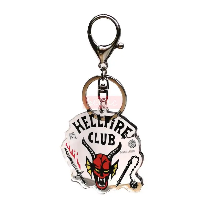 stranger things season 4 hellfire club badge keychain keyring for women men fashion acrylic pendant trinket key holder bag charm
stranger things season 4 hellfire club badge keychain keyring for women men fashion acrylic pendant trinket key holder bag charm