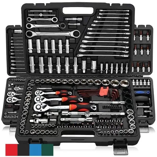 46pcs Socket Ratchet Car Repair Tool Wrench Set Head Ratchet Pawl Socket Spanner Screwdriver Professional Metalworking Tool Kit
46pcs Socket Ratchet Car Repair Tool Wrench Set Head Ratchet Pawl Socket Spanner Screwdriver Professional Metalworking Tool Kit