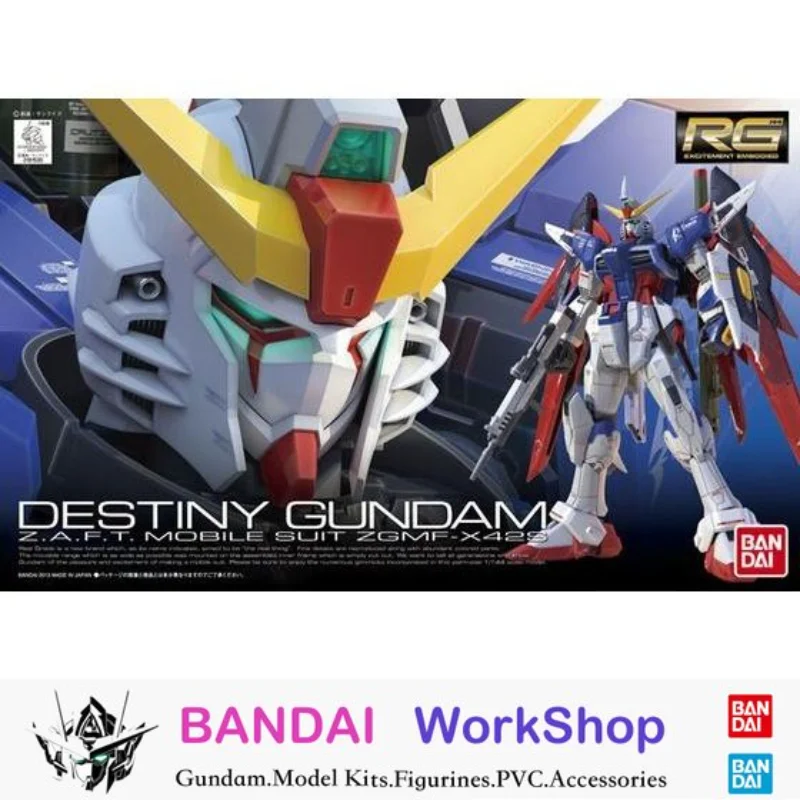 Bandai Original Gundam 1/144 RG 11 ZGMF-X42S Destiny Gundam Action Figure Assembly Model Kit Collectible Gifts
Bandai Original Gundam 1/144 RG 11 ZGMF-X42S Destiny Gundam Action Figure Assembly Model Kit Collectible Gifts