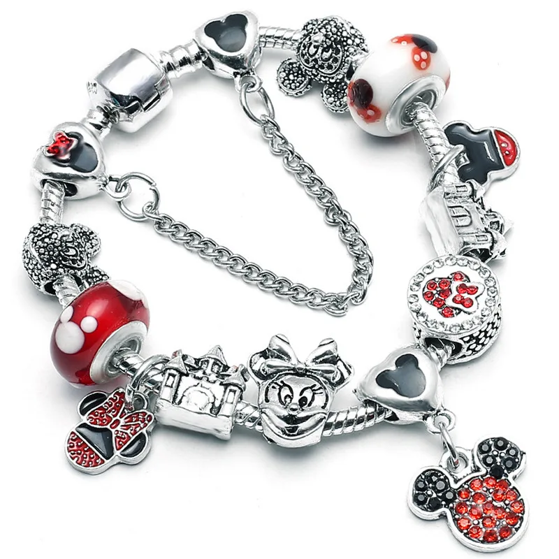 Handmade Hot selling New 925 Sterling Silver Christmas cartoon Mickey Beaded Bracelet & Necklace Fine Jewelry Gift
Handmade Hot selling New 925 Sterling Silver Christmas cartoon Mickey Beaded Bracelet & Necklace Fine Jewelry Gift