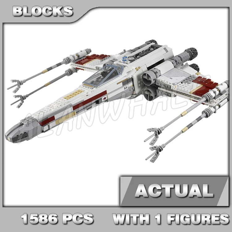 1586pcs Star Red Five Skywalker’s X-wing fighter Display Stand R2-D2 05039 Building Blocks Toy Compatible With Model
1586pcs Star Red Five Skywalker’s X-wing fighter Display Stand R2-D2 05039 Building Blocks Toy Compatible With Model